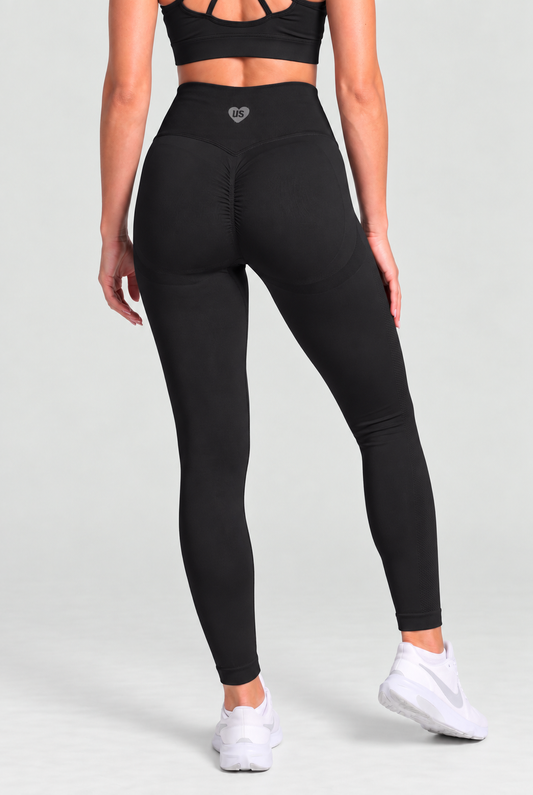 Legginsy bezszwowe PUSH UP PRO czarne Georgia 2.0