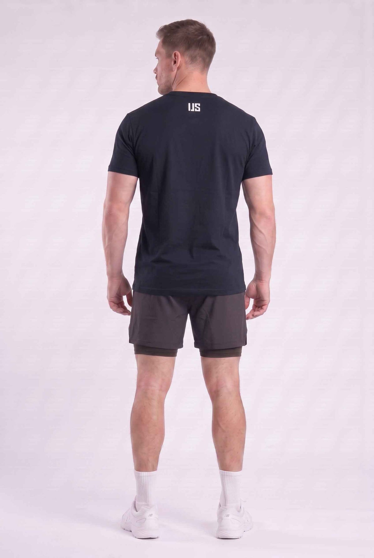 T-shirt męski bezszwowy bawełniany granatowy - MAKEUS Tampa