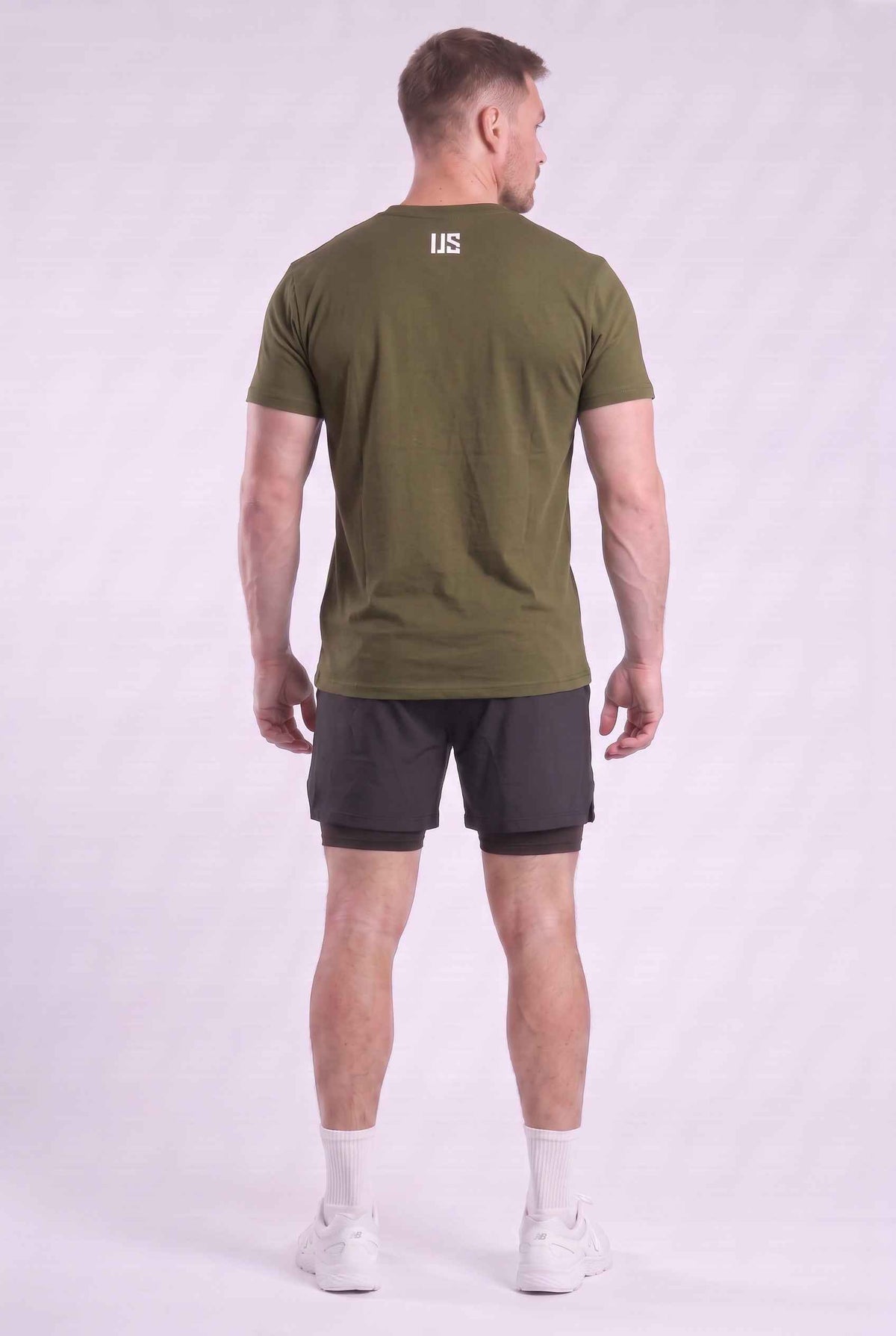 T-shirt męski bezszwowy bawełniany forest green - MAKEUS Tampa