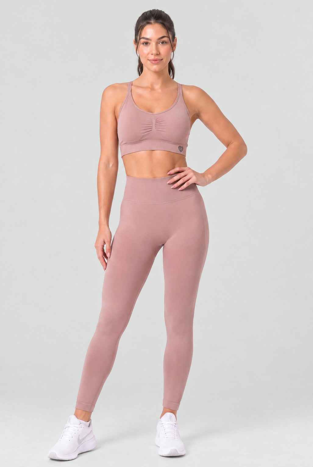 Legginsy bezszwowe PUSH UP PRO cappuccino Georgia 2.0