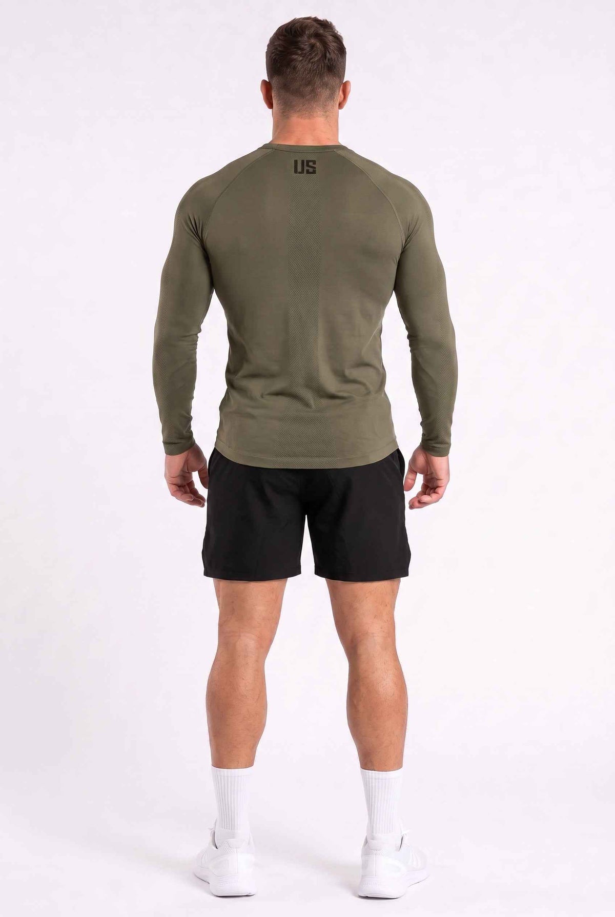 Longsleeve męski bezszwowy techniczny PRO force green - Columbia