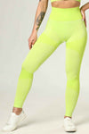 Legginsy bezszwowe Limonka - Bel Air