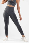 Legginsy bezszwowe PUSH UP szare - Florence
