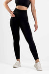 Legginsy bezszwowe PUSH UP czarne - Florence