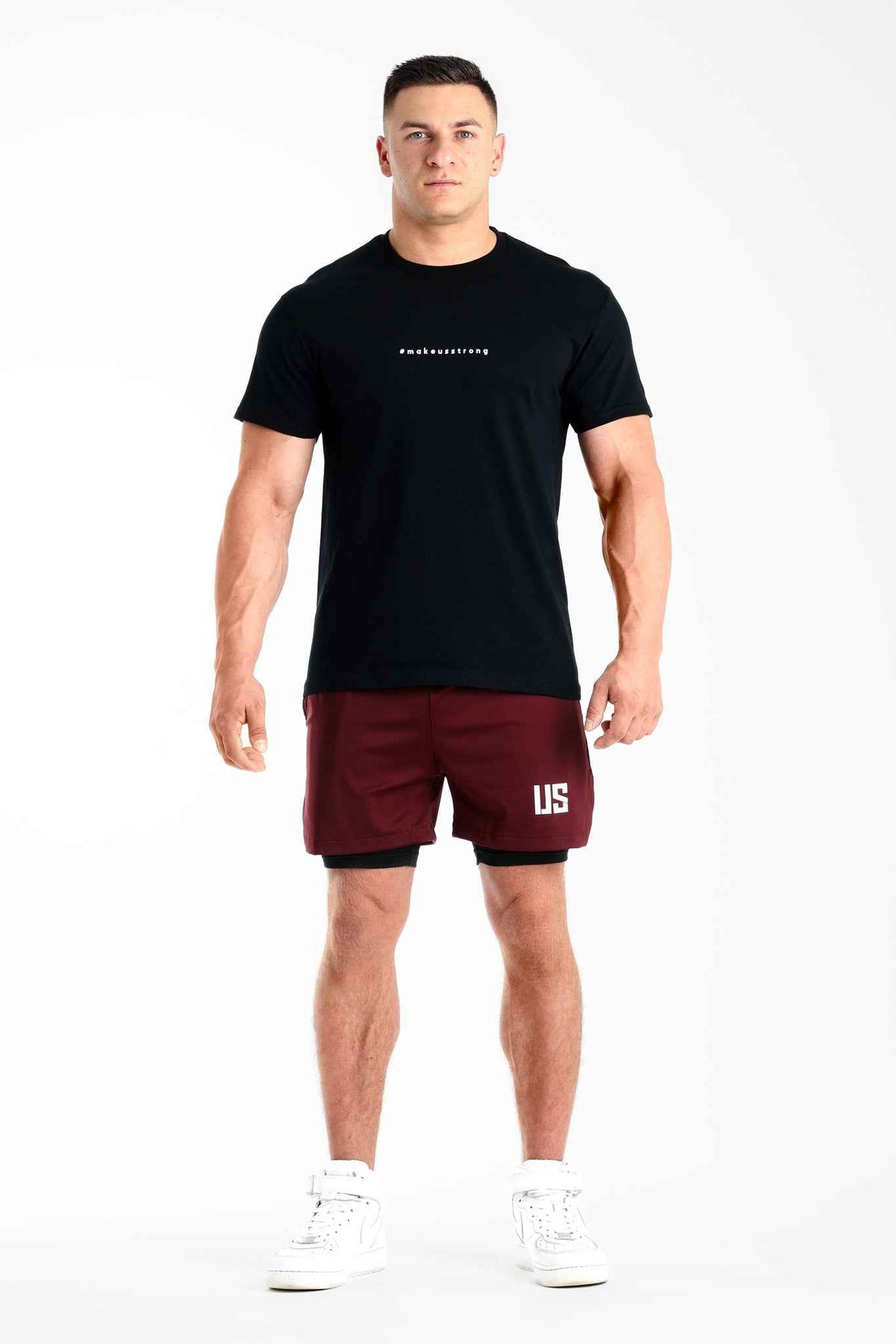 T-shirt męski bezszwowy bawełniany czarny - # Tampa