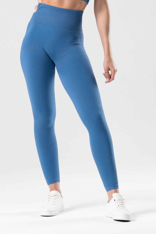Legginsy bezszwowe PUSH UP ocean Florence