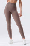Legginsy bezszwowe PUSH UP latte - Florence