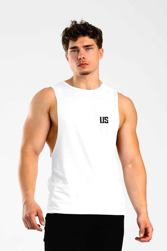 Zestaw męski tank top bezszwowy Denver/DNV + spodenki sportowe - Camp Cole