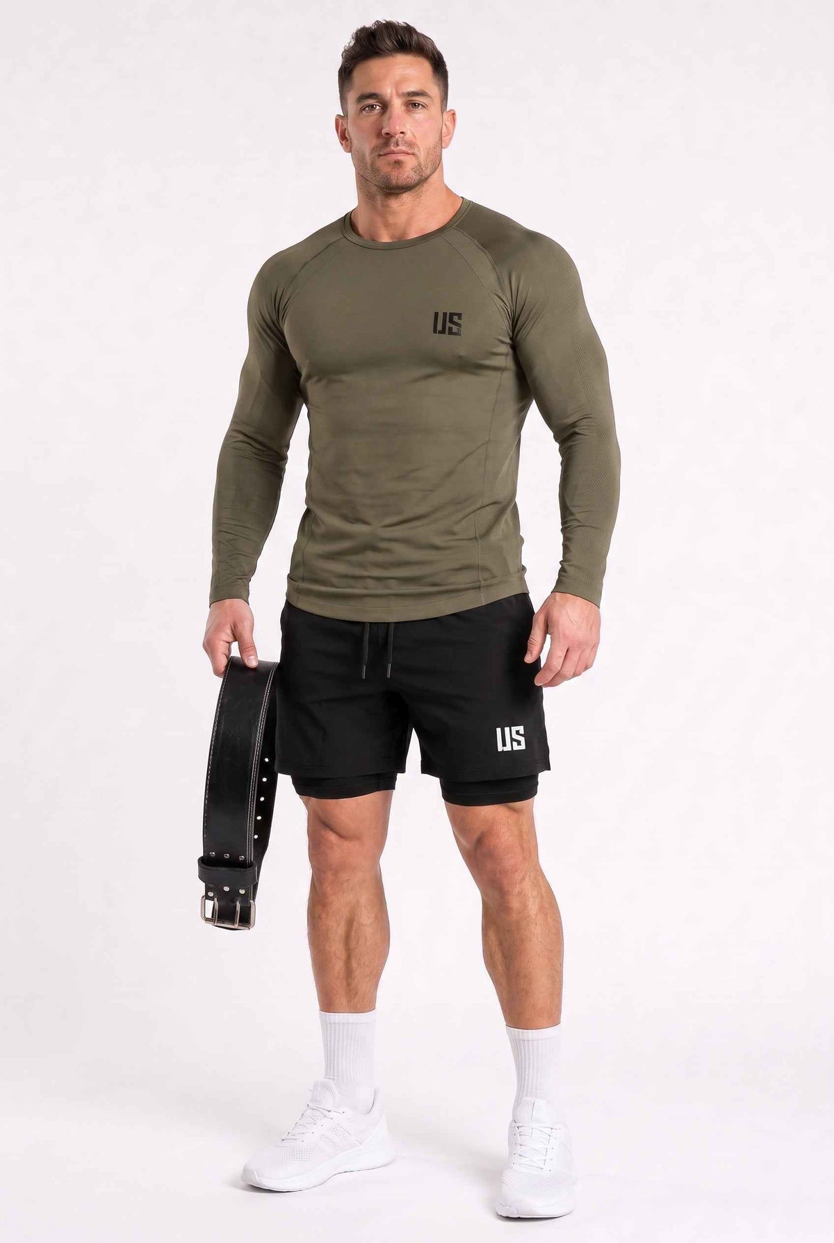Longsleeve męski bezszwowy techniczny PRO force green - Columbia