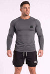 Longsleeve męski bezszwowy techniczny PRO grafitowy - Columbia