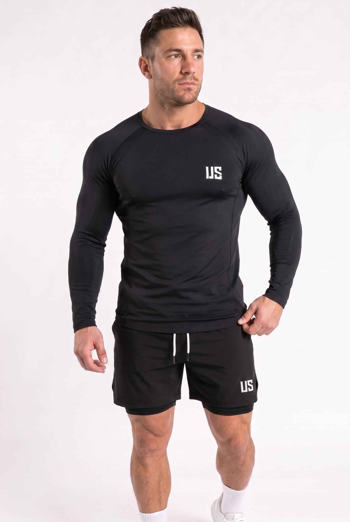 Longsleeve męski bezszwowy techniczny PRO czarny - Columbia