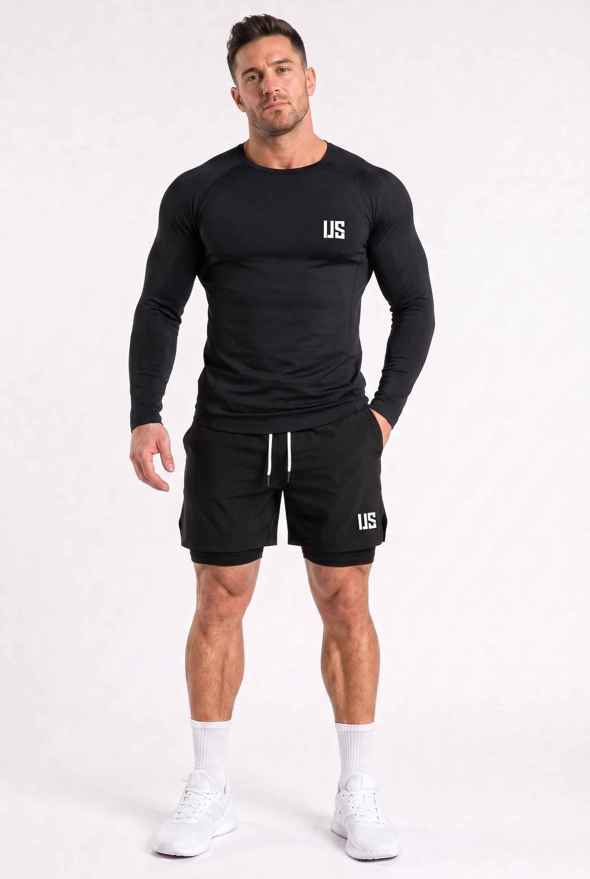 Longsleeve męski bezszwowy techniczny PRO czarny - Columbia