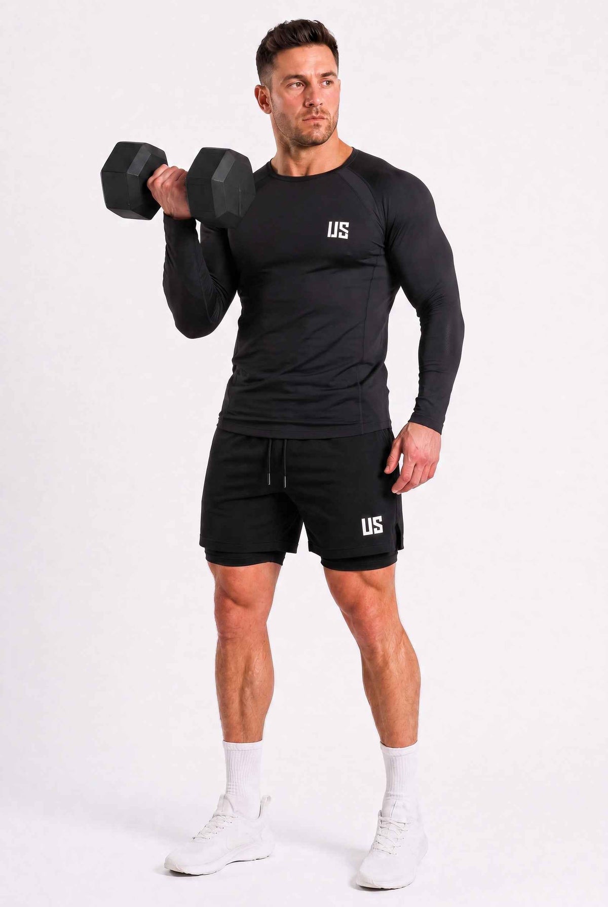 Longsleeve męski bezszwowy techniczny PRO czarny - Columbia