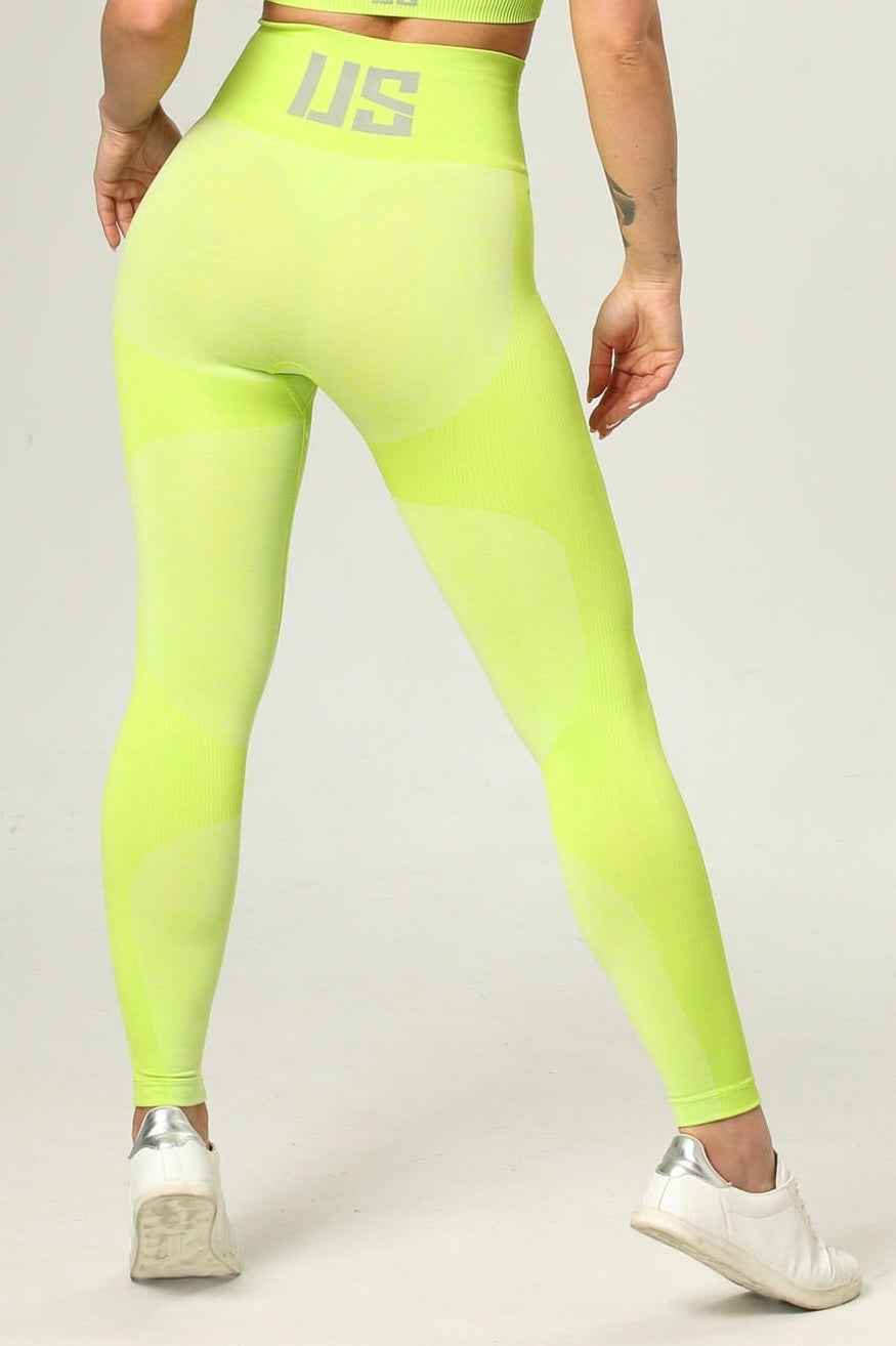 Legginsy bezszwowe Limonka - Bel Air