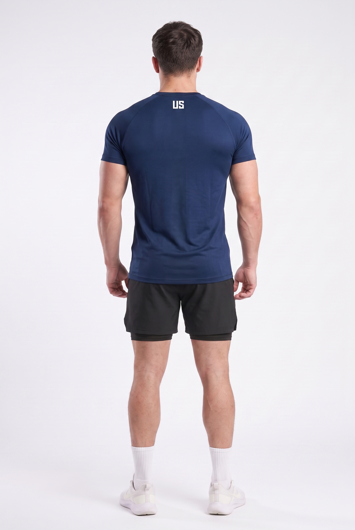 T-shirt męski bezszwowy techniczny PRO navy - Colorado
