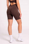 Szorty damskie bezszwowe PUSH UP V SHAPE espresso - Savannah