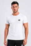 T-shirt męski bezszwowy techniczny biały - Colorado