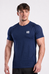 T-shirt męski bezszwowy techniczny PRO navy - Colorado