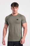 T-shirt męski bezszwowy techniczny PRO khaki - Colorado