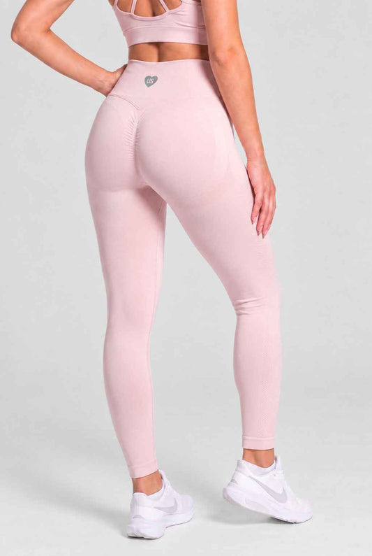 Legginsy bezszwowe PUSH UP PRO różowe Georgia 2.0