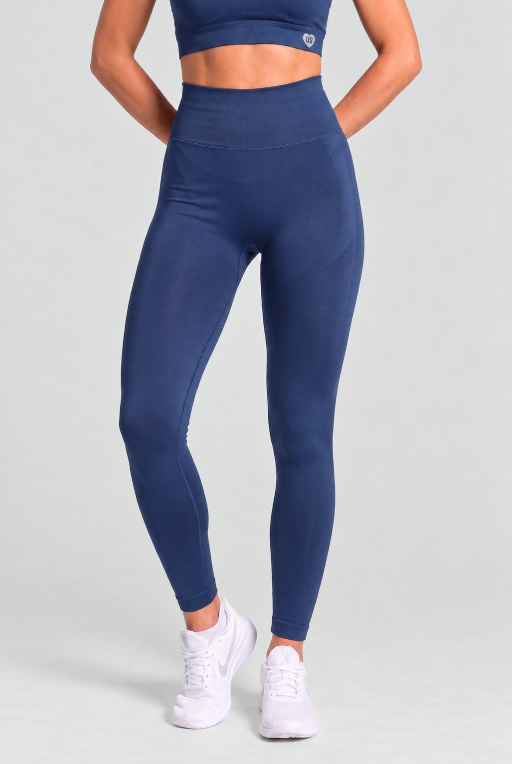 Legginsy bezszwowe PUSH UP PRO granatowe Georgia 2.0