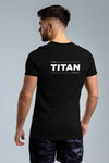 T-shirt męski bezszwowy techniczny czarny Titan - Colorado