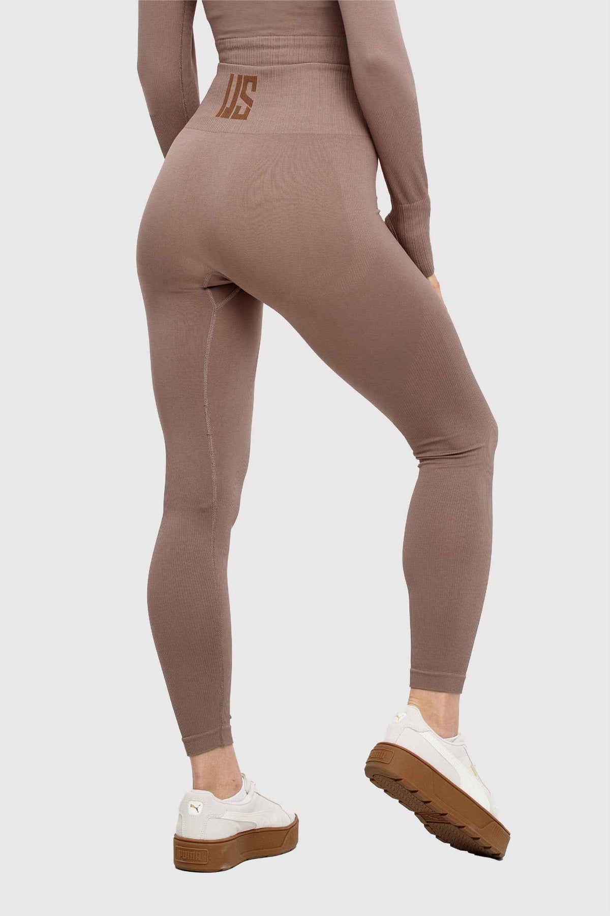 Legginsy bezszwowe sportowe choco - Soho
