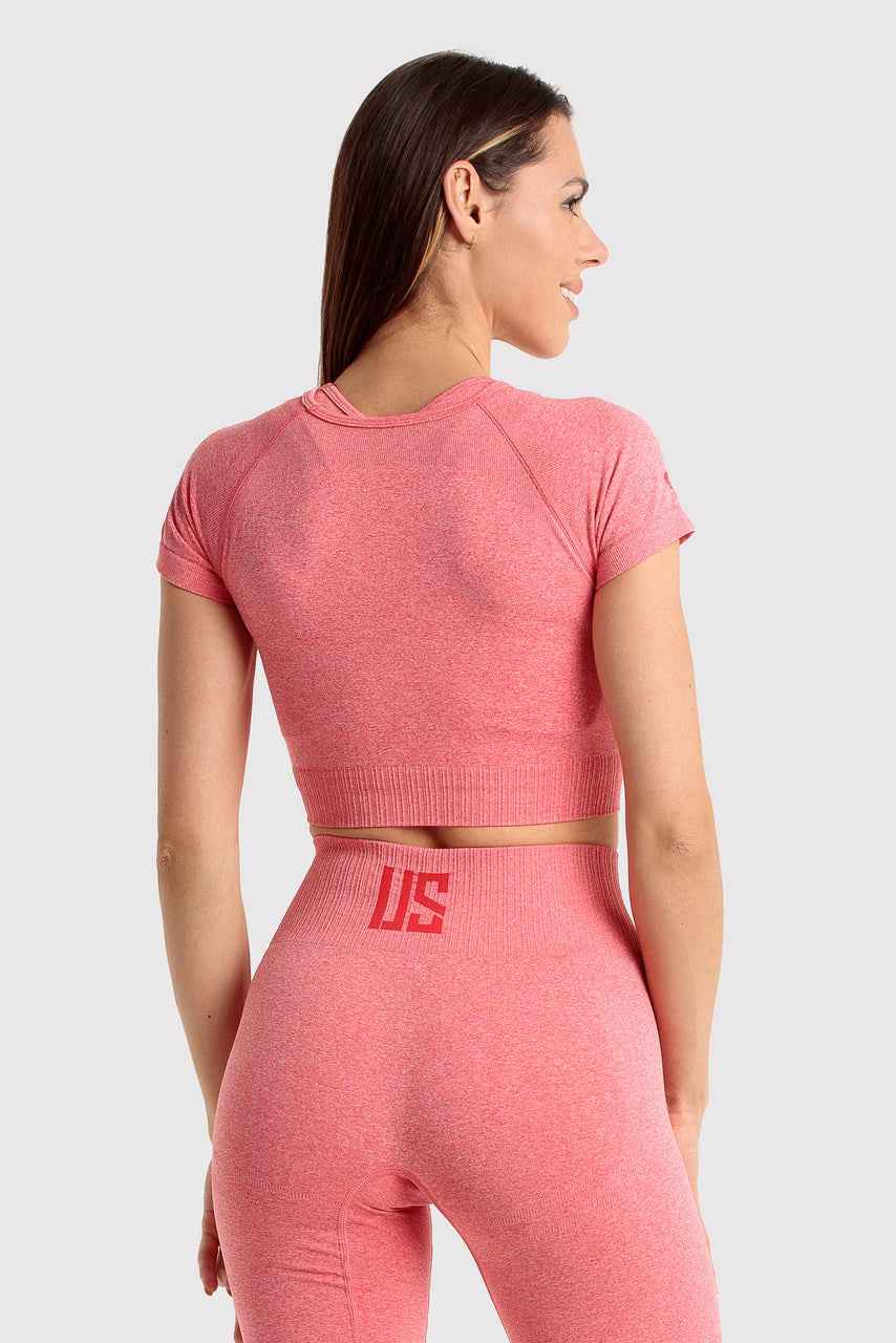 Legginsy bezszwowe sportowe koralowe - Soho